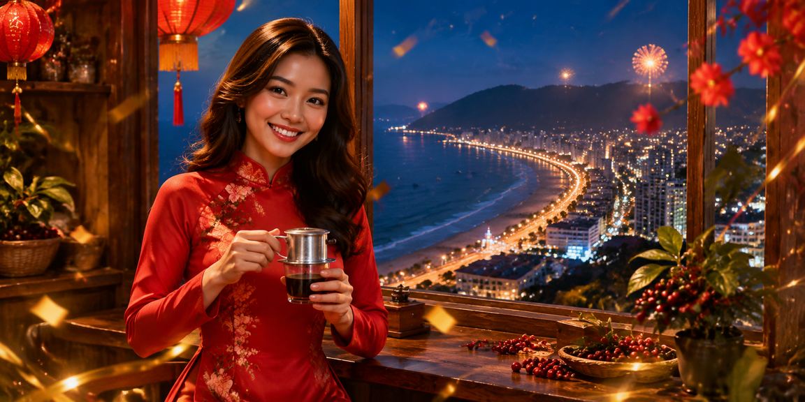 Cà phê Việt Nam bên bờ biển Vũng Tàu – hình ảnh thư giãn gắn liền với trải nghiệm giải trí trực tuyến thoải mái